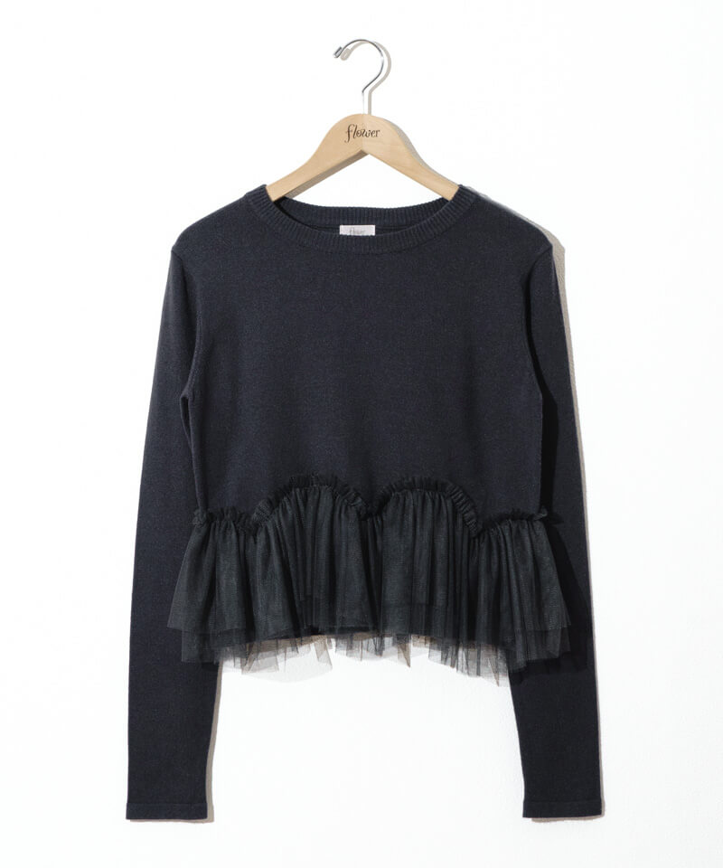 tulle hem knit�`������Ư�