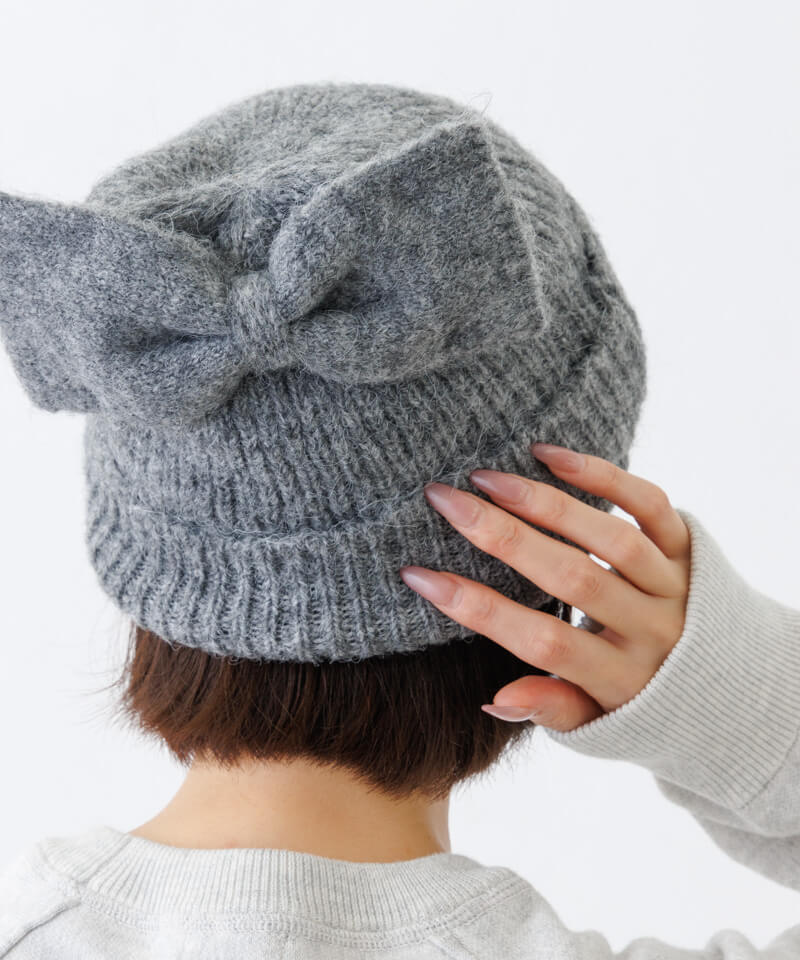 sweet ribbon beanie�`����������ްư