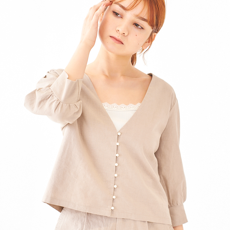 PLUS】FLOWER PATTERN JACKET/フラワーパターンジャケット｜AZUL