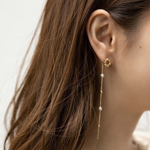 nuance pearl earcuff～ﾆｭｱﾝｽﾊﾟｰﾙｲﾔｰｶﾌ | flower／フラワー公式通販