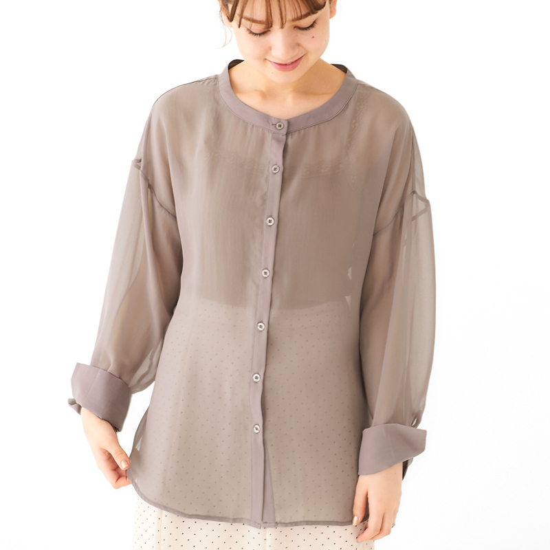 【OUTLET】clearness sheer shirts 〜ｸﾘｱﾈｽｼｱｰｼｬﾂ