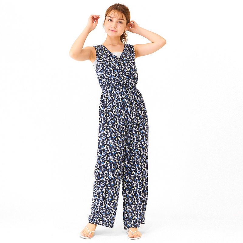 【OUTLET】twinkle bloom rompers 〜ﾄｩｲﾝｸﾙﾌﾞﾙｰﾑﾛﾝﾊﾟｰｽ