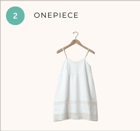 lacy layered onepiece