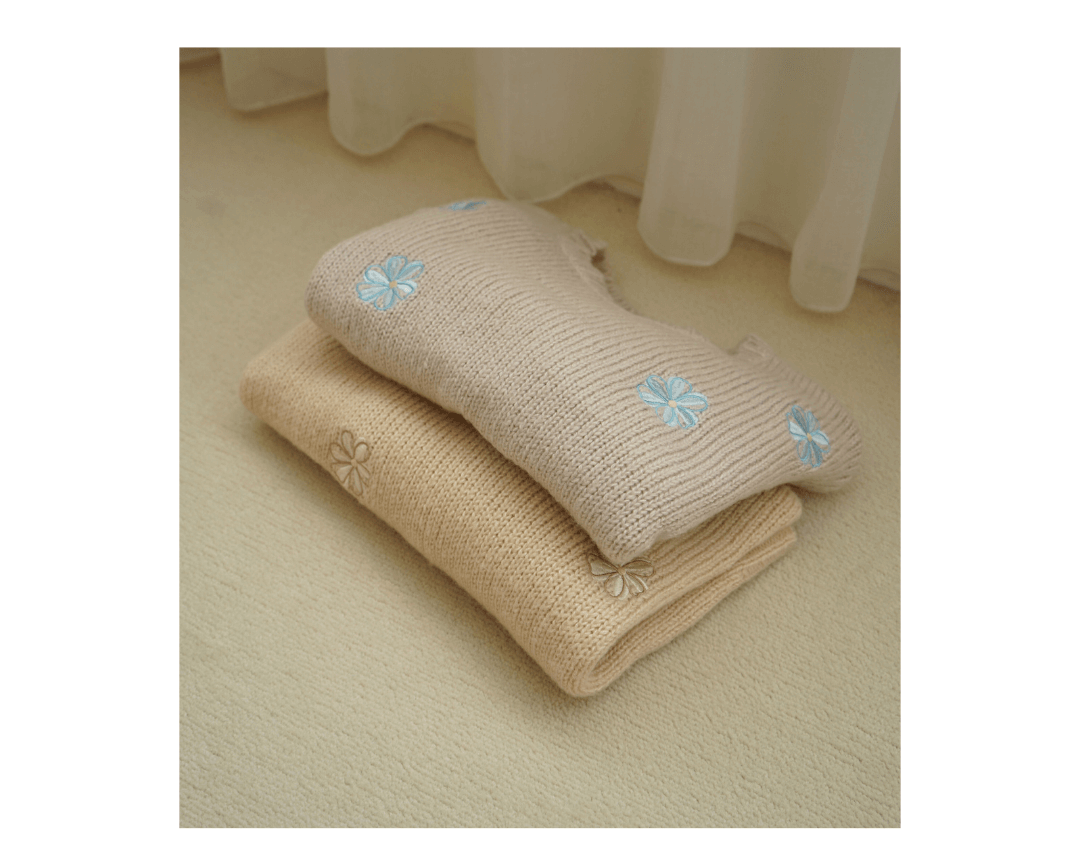 blooming fluffy knit